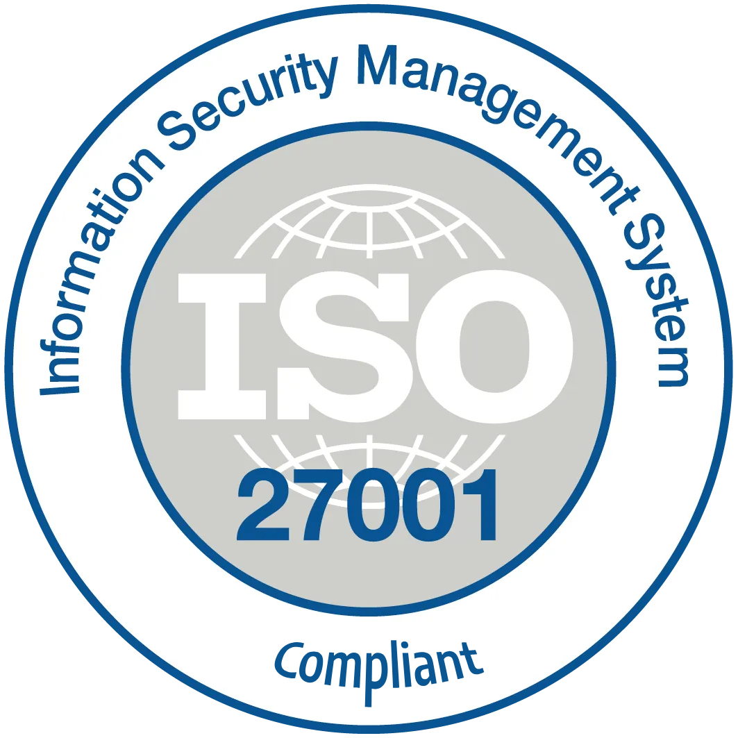 ISO 27001 Certified